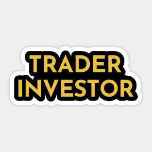 TRADER & INVESTOR Sticker